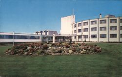 Santa Cabrini Hospital with Statue of Santa Cabrini Postcard
