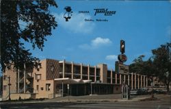 Omaha TraveLodge Motel Postcard
