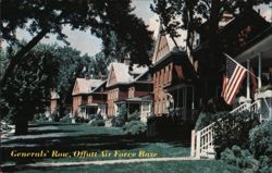 Generals' Row Offut Air Force Base Postcard