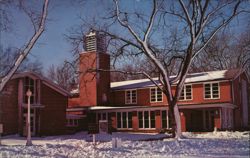 Base Chapel in Winter, Offutt Air Force Base Postcard
