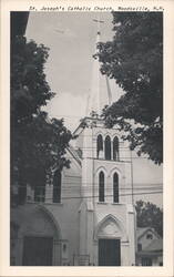 St. Joseph's Catholic Church, Woodsville, N.H. Postcard