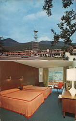 Indian Head Motel Resort with Observation Tower Postcard