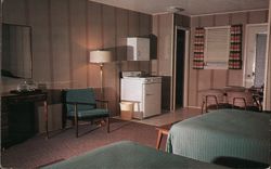 Driftwood Motel Room with Kitchenette Postcard
