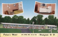 Palmer's Motel, JCT. RTES. NO. 16 & 153 Postcard
