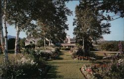 Flower Garden at Peckett's on Sugar Hill Postcard