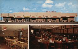 Armand's Restaurant and Drive-In, Manchester, NH Postcard