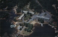 Christmas Island Resort Motel, Lake Winnipesaukee Postcard