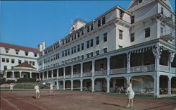 Tennis at Wentworth-By-The-Sea Hotel Postcard
