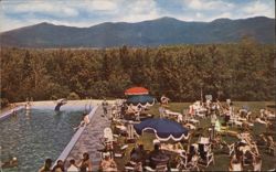Presidential Range from Mt. Washington Hotel Postcard