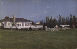 Sports House and Swimming Pool, Mountain View House Postcard