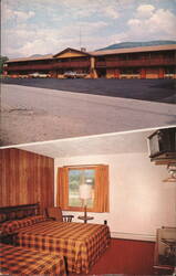 Kancamagus Motor Lodge, Exterior and Interior Views Postcard