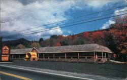 Longhorn Palace Restaurant and Gift Shop Postcard