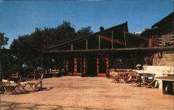 Nepenthe Restaurant Outdoor Patio, Big Sur Postcard