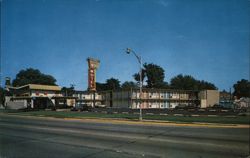 Imperial '400' Motel, Columbus, IN Postcard