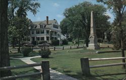 View of the Common with Inn, Fitzwilliam, N.H. Postcard