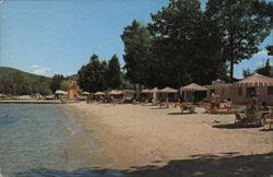 Silver Sands Motel & Marina, Lake Winnipesaukee Postcard