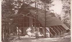 The “Wigwam”, New Hampshire Baptist Camp Postcard