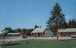 Woodward's Motel, Ranch Type Motel & Cottages Postcard