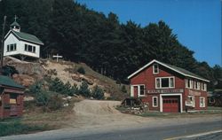 Via Dolorosa and Maple Museum, North Woodstock, NH Postcard