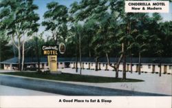 Cinderella Motel, New and Modern Postcard