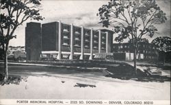 Porter Memorial Hospital, Denver, Colorado Postcard