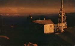 Alpine Glow at Sunset on Summit of Mt. Washington Postcard