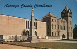 Autauga County Courthouse Postcard