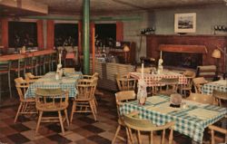 6 & 40 Restaurant Interior Postcard