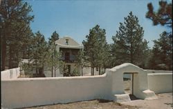 Bemis-Taylor Chapel at La Foret Camp, Black Forest Postcard