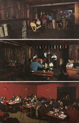 Interior Views of The 'Mine' Supper Club, Breckenridge Postcard