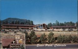Twin Owls Motor Lodge, Estes Park, Colorado Postcard