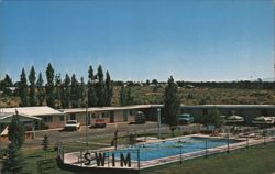 El Capri Motel and Swimming Pool, South Cortez, CO Postcard