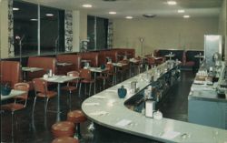 The Plainsman Coffee Shop, Plainsman Hotel, Williston Postcard