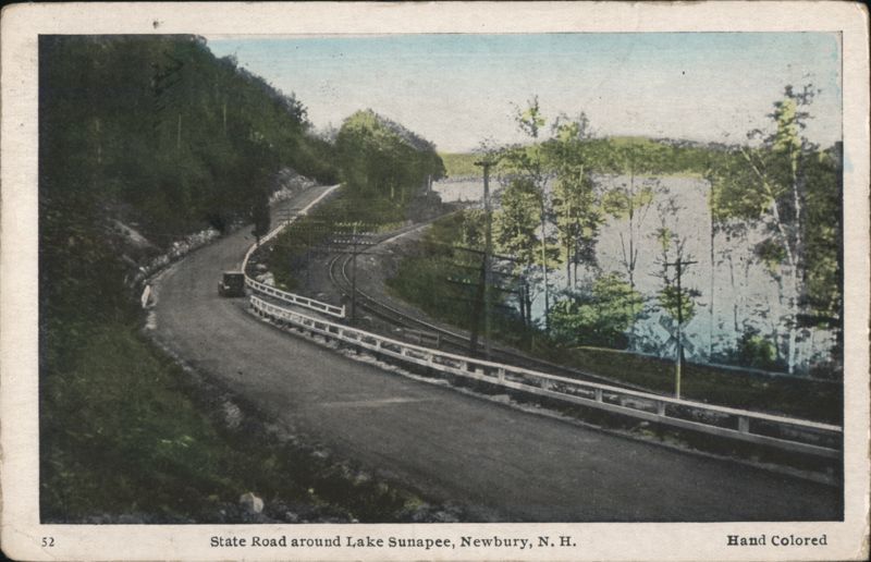 State Road around Lake Sunapee, Newbury, N.H. New Hampshire