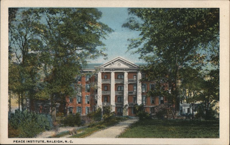 Peace Institute, Raleigh, N. C. North Carolina