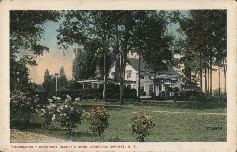Innisscarra, Chauncey Olcott's Home, Saratoga Springs New York
