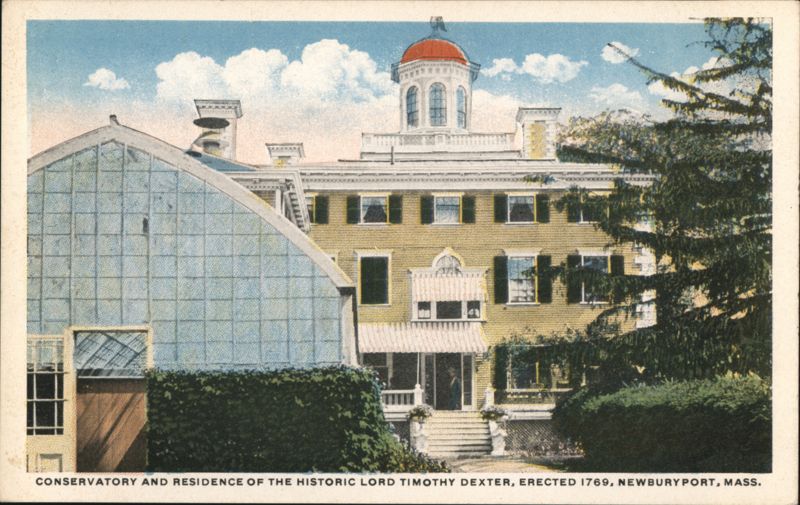 Conservatory and Residence of Historic Lord Timothy Dexter Newburyport Massachusetts