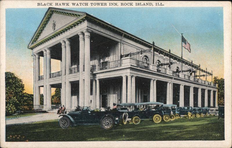 Black Hawk Watch Tower Inn, Rock Island, IL Illinois