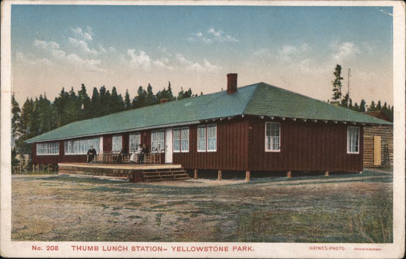 Thumb Lunch Station, Yellowstone Park Wyoming