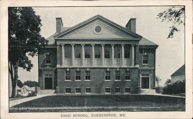 High School, Farmington, ME Maine