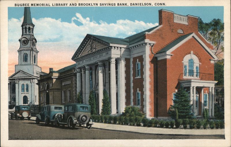 Bugbee Memorial Library and Brooklyn Savings Bank, Danielson, CT Connecticut