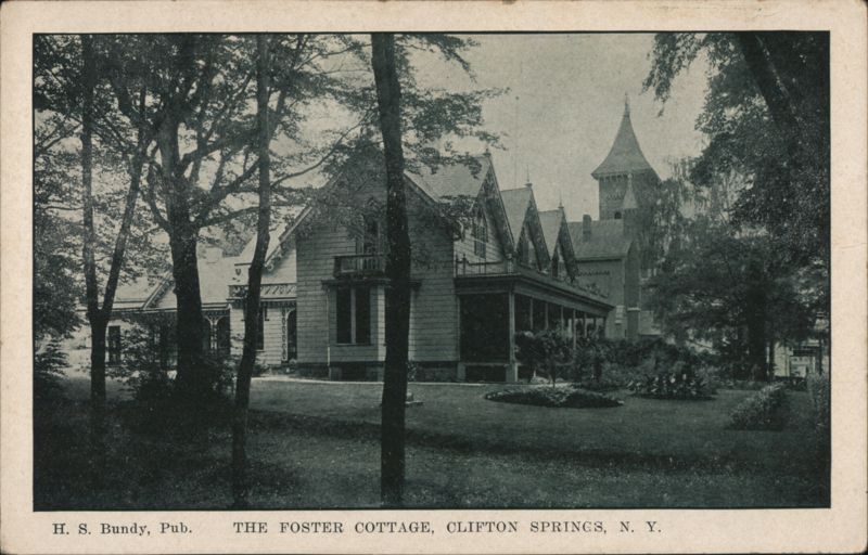 The Foster Cottage, Clifton Springs, N. Y. New York