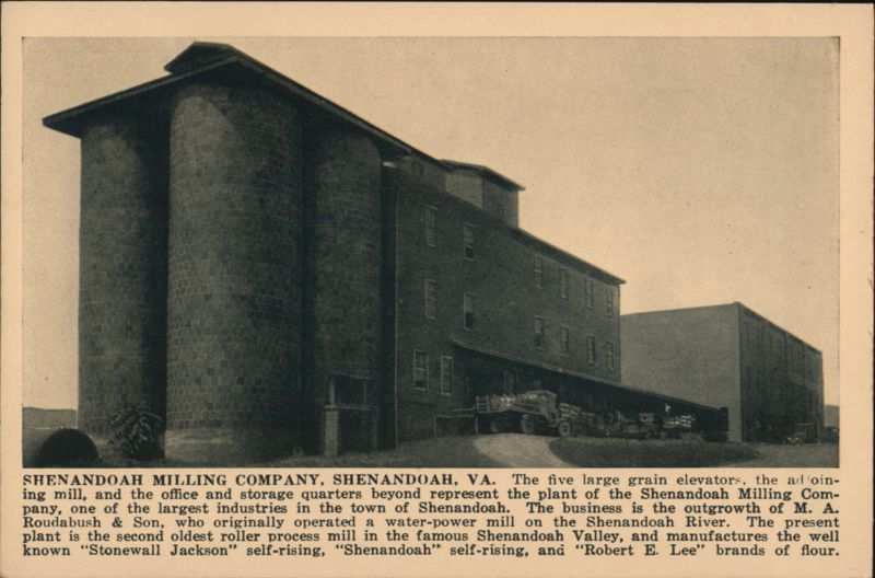 Shenandoah Milling Company, Shenandoah, VA Virginia