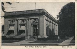 Post Office, Defiance, OH Postcard