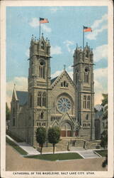 Cathedral of the Madeleine, Salt Lake City, Utah Postcard