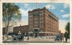 Hotel Vermont, Burlington, VT Postcard