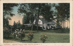 Innisscarra, Chauncey Olcott's Home, Saratoga Springs Postcard