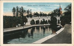 Sunken Garden Postcard