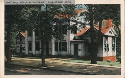 Wesleyan University - East Hall Postcard