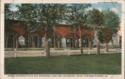 Old Prison House, Masonic Lodge, Fortress Monroe, VA Postcard